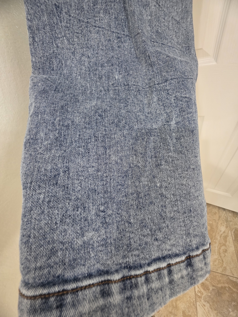 KUT Light Blue Washed Utility Jeans - Picture 7 of 8